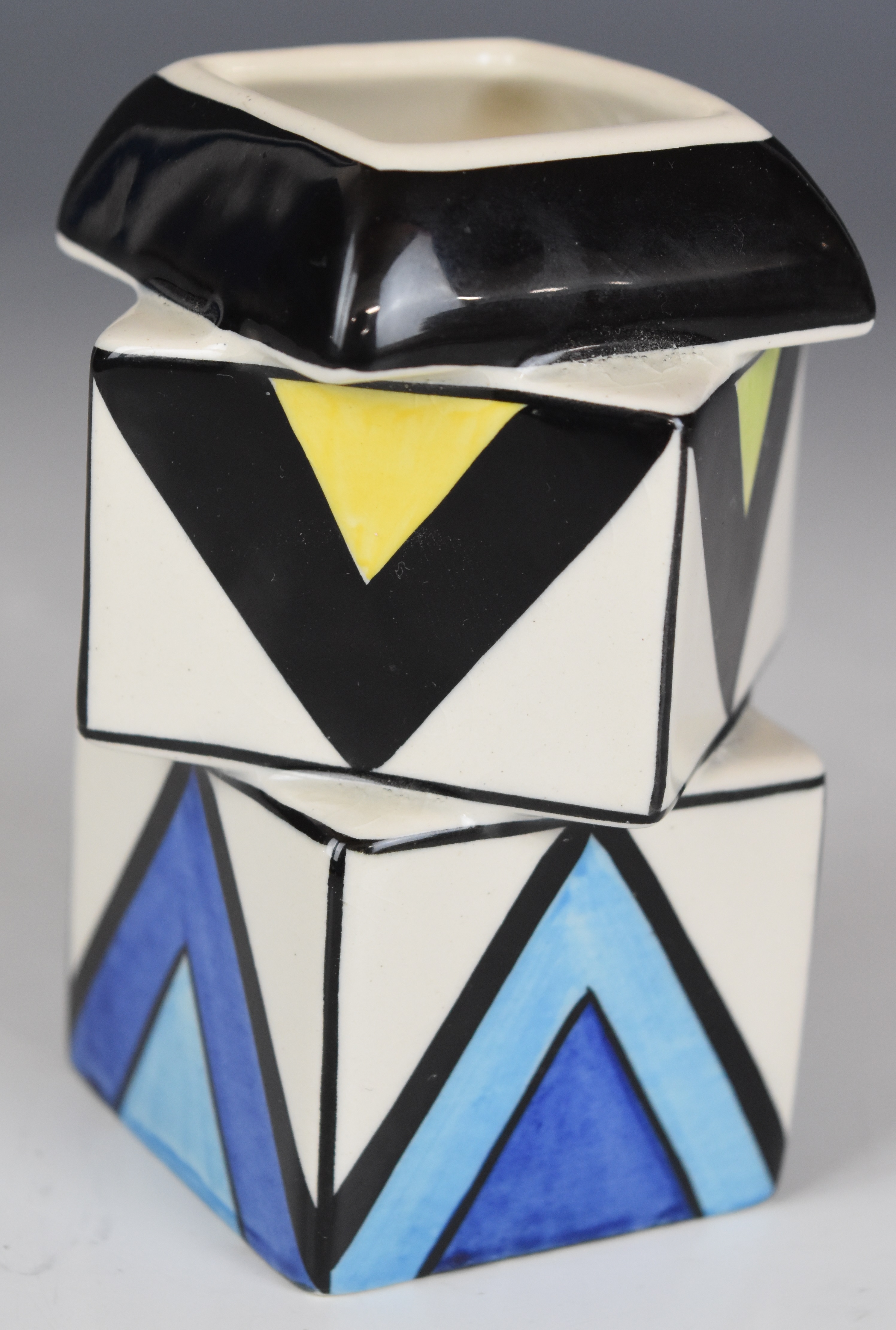 Poole Pottery mid century modern charger, Anita Harris sifter and a Lorna Bailey cache pot, - Image 9 of 11