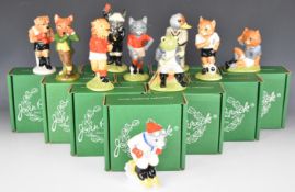 Ten Beswick / Royal Doulton figures made for Sinclairs from the Sporting Characters and