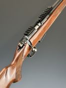 CZ 452-2E ZKM .17 HMR bolt-action rifle with chequered semi-pistol grip, multi-shot magazine,
