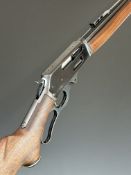 Marlin Model 336 .30-30 Winchester style underlever-action rifle with semi-pistol grip, adjustable