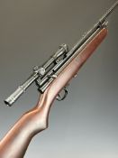 SMK QB78 .177 CO2  air rifle with 4x20 scope, NVSN. PLEASE NOTE: IF YOU REQUIRE POSTAGE, THIS LOT