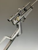 Crosman 2250B .22  CO2 air rifle with textured pistol grip, composite skeleton stock and Crosman