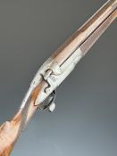 Thomas Fletcher of Gloucester 4 bore percussion hammer action wildfowling shotgun with named locks