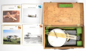 Aircraft (WW2) Air Ministry Course and Speed Calculator Mk II A by H.T.A. (1928) Ltd with AM and