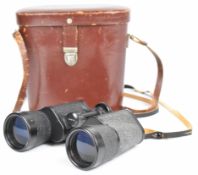 Carl Zeiss Jenoptem 10x50W binoculars, in original leather case