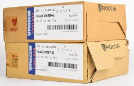 Four hundred and fifty 12 bore Fiocchi FBlack 28g 8 shot shotgun cartridges, all in original
