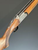 Armi Silma Supreme 12 bore over and under ejector shotgun with engraved scenes of birds to the locks
