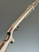 BSA Lincoln Jeffries style .177 under-lever air rifle with chequered semi-pistol grip, 'Trade