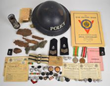 Stroud and environs local interest WW2 Special Constabulary medals and related ephemera including