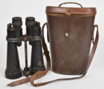 Pair of Barr & Stroud Ministry marked binoculars, serial number 66640, with case