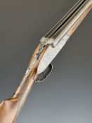 Union Armera 12 bore side by side sidelock ejector shotgun with named and engraved hand detachable