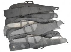 Ten black shotgun or rifle slips including Nitehawk, Anglo Arms and Rhino.