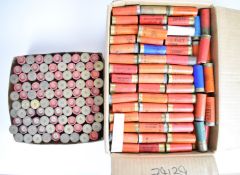 Approximately three hundred and fifty 12 bore mainly paper cased collectors shotgun cartridges