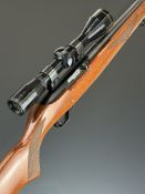 Ruger Model 10/22 .22 semi-automatic rifle with chequered semi-pistol grip and forend, multi-shot