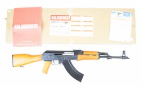Cybergun Kalashnikov AK47 .177 CO2 air rifle with wooden pistol grip and stock, sling mounts,