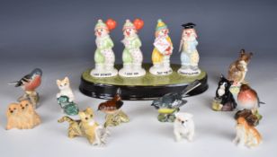 Beswick / Royal Doulton animals and figures including I Love Beswick and three other Little