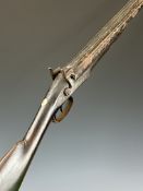 Beasley & Co 12 bore muzzle loading double barrelled side by side percussion hammer action shotgun