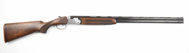 Beretta S686 Special 20 bore over and under ejector shotgun with engraved locks, underside,