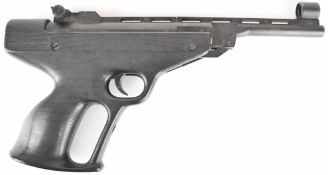 Record .177 target air pistol with shaped and textured grip and adjustable sights, NVSN. PLEASE