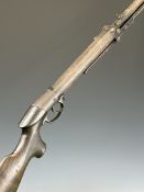 BSA Lincoln Jeffries .177 under-lever air rifle with chequered semi-pistol grip, adjustable
