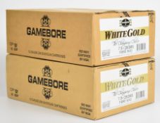 Five hundred 12 bore Gamebore White Gold 28g 7.5 shot shotgun cartridges, all in original boxes.