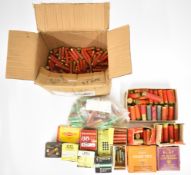 Over four hundred shotgun cartridges including .410, 20, 16, 12 and 8 bore, many paper cased, some