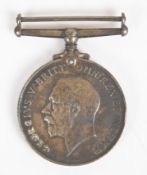 British Army WW1 War Medal named to 21156 Cpl T.W Gibbins, Gloucestershire Regiment