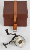 Hardy 'The Hardex' no.1, Mk1 fixed spool fishing reel with 1971 auctioneer's receipt for £6, in