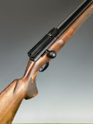 Webley FX2000 .22 PCP FAC air rifle with chequered semi-pistol grip and forend, raised cheek
