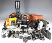 Collectable and SLR cameras and accessories to include Nikon F60 35mm SLR with AF Nikkor 28-80mm 1: