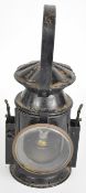 Eastgate & Son Ltd, Birmingham signalling lamp marked with broad arrow mark and dated 1943, H33cm