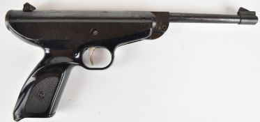 Tex 086 .22 target air pistol with shaped composite grip and adjustable sights and trigger, serial