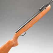 Weihrauch HW99S .177 air rifle with textured semi-pistol grip and adjustable trigger, NVSN, with