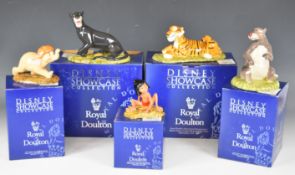 Royal Doulton five Walt Disney Showcase Collection Jungle Book figures to include Mowgli, Baloo,