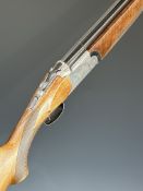 Armi Silma Supreme 12 bore over and under ejector shotgun with engraved scenes of birds and dogs