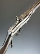 Simeon North Halls patent 1819 model breech loading flintlock converted to percussion rifle with top