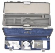 Two browning shotgun cases, both with fitted interiors, one for a Cynergy with Teague choke,