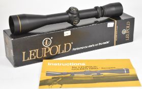 Leupold Vari-X II Golden Ring 3x9 rifle scope, in original box with instructions.