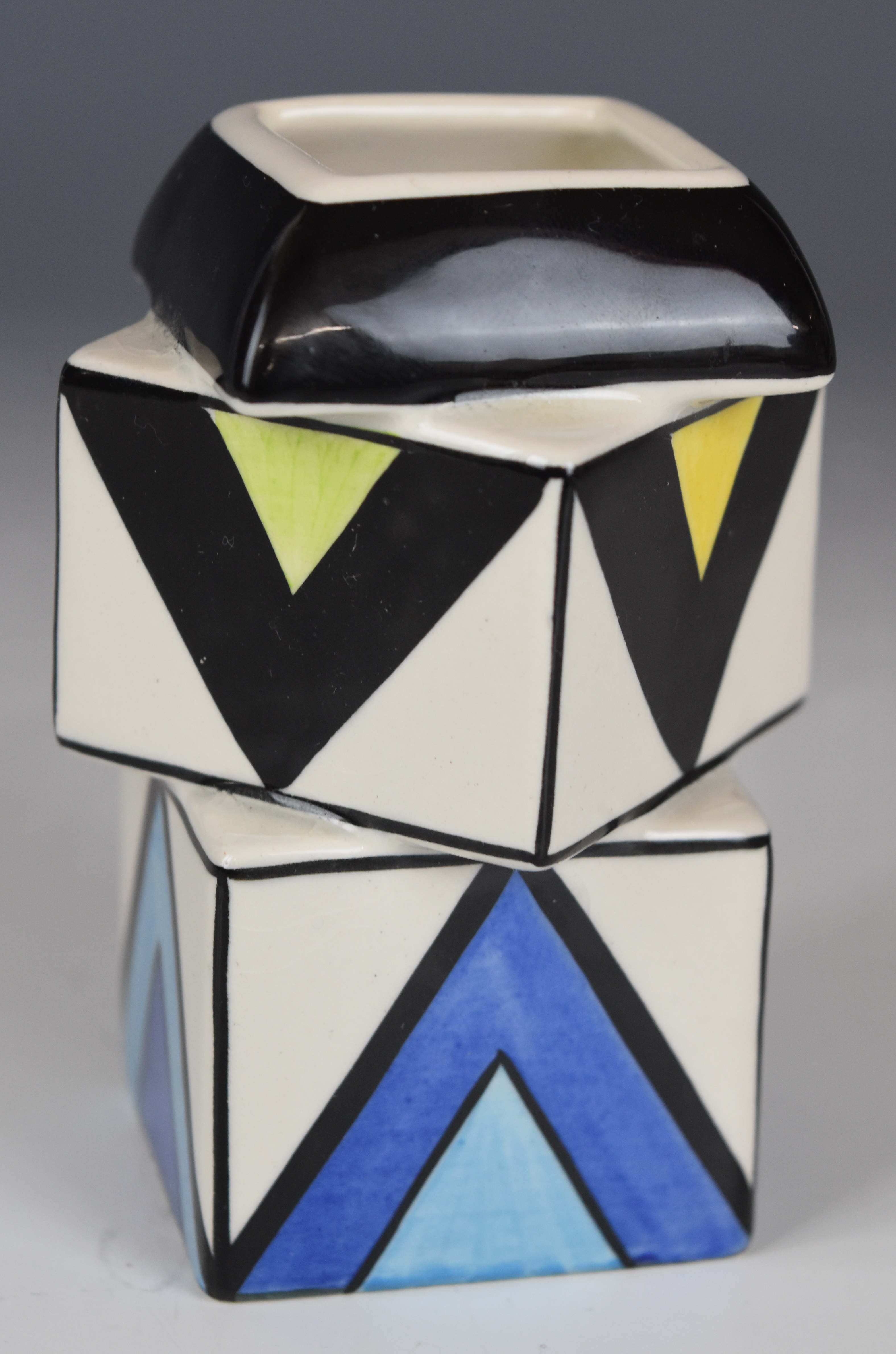 Poole Pottery mid century modern charger, Anita Harris sifter and a Lorna Bailey cache pot, - Image 8 of 11