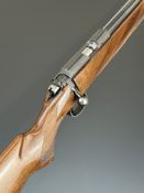 CZ 452-2E ZKM .22 bolt-action rifle with chequered semi-pistol grip, sling mounts, scope rail and 21