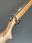 CZ 452-2E ZKM .22 bolt-action rifle with sling mounts, scope rail and 25 inch barrel, overall length