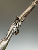 French flintlock three band musket with lock stamped 'M.'e imp.le De St Etienne', brass pan, sling