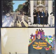 Nine Beatles LPs comprising Yellow Submarine (PCS 7070) 1969 third UK pressing 'TPS printed and made