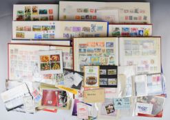 Mint and used world stamp collection, in nine stockbooks and loose