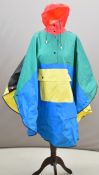 Mary Quant Multi-Colour poncho / festival rain mac