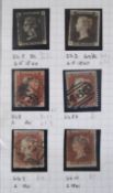 A mint and used GB stamp collection from 1840 1d black (2), a range of 1d brown, 2d blues, ½d line