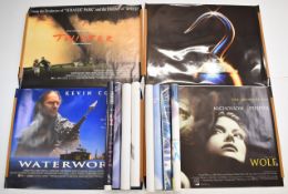 Thirty British quad film posters, mostly 1990s or early 2000s to include Twister, Wolf, Scent of a