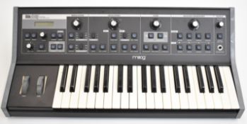 Moog Littly Phatty Analog Synthesizer Stage II with 37 keys, serial no. SE0423, in original box with