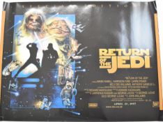 Star Wars: Episode VI - Return of the Jedi (1983) British quad film poster, 1997 re-release,