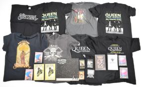 A collection of rock band touring ephemera, artists include Aerosmith, Queen (with Paul Rodgers),